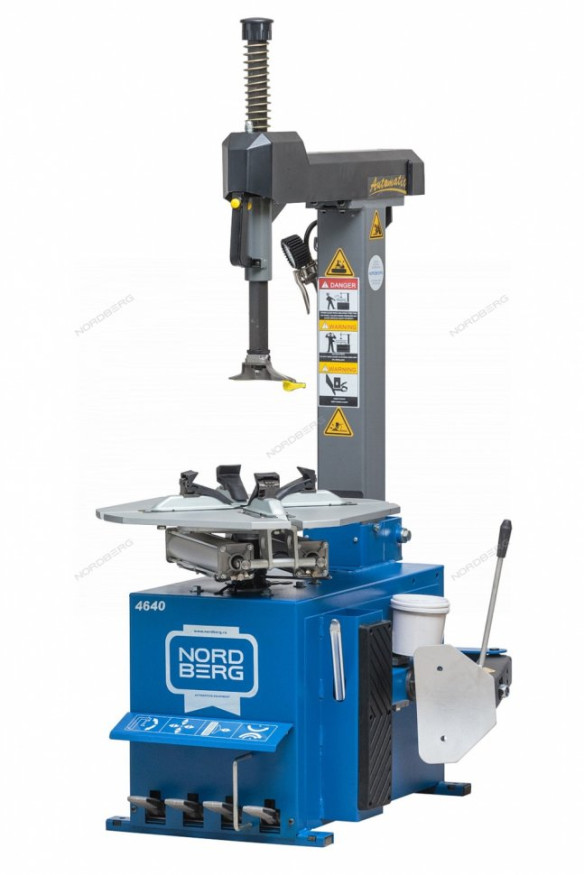 Станок шиномонтажный 380V автомат, 2х скоростн, синий NORDBERG 4640(B)