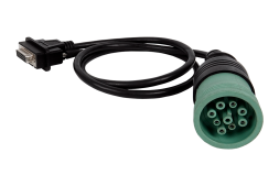Кабель диагностический Jaltest JDC217.9 Deutsch 9 pin type 2 green, МНЕ