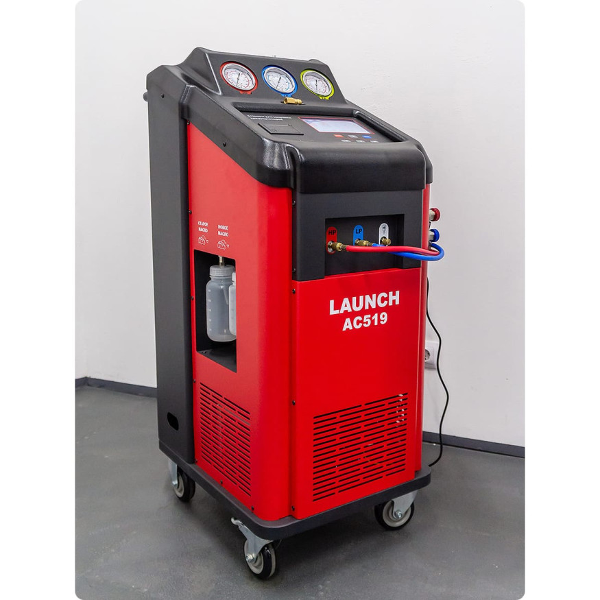 Установка для заправки кондиционеров Launch AC519, автоматическая, R134A