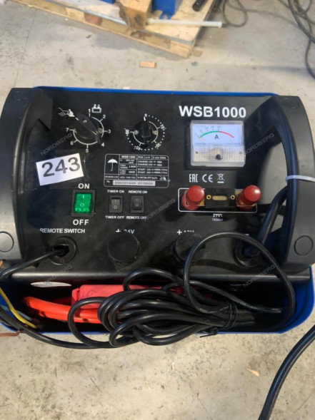 NORDBERG УСТРОЙСТВО WSB1000 пускозарядное 12/24V макс ток 1000A RM 243