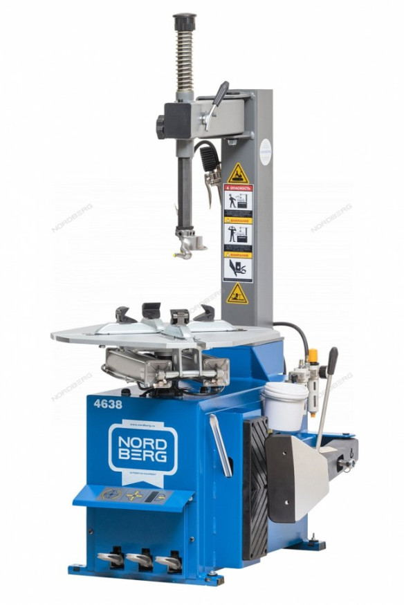 Станок шиномонтажный 380V п/автомат, односкоростн, синий NORDBERG 4638(B) 380
