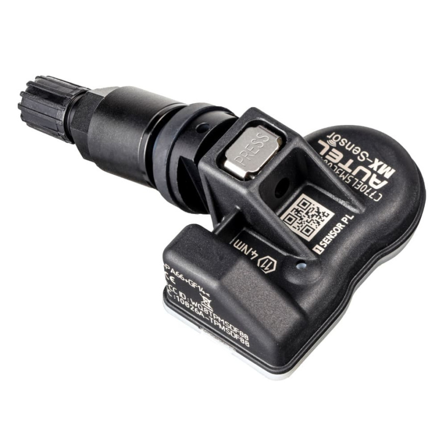 Датчик TPMS Autel MX-1 433МГц+315МГц, быстрофиксируемый, металл., черный, 20 шт.