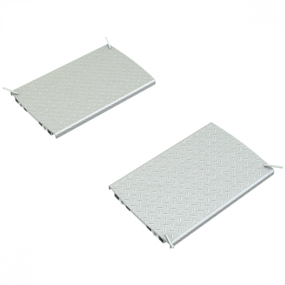 Комплект оцинкованных сдвижных пластин