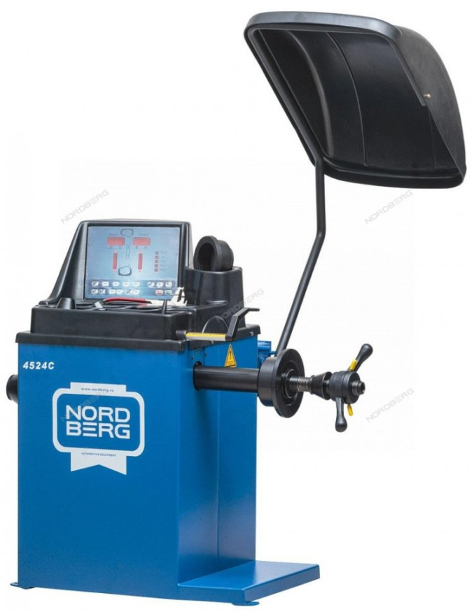 Станок балансировочный с ручным вводом параметров, синий NORDBERG 4524C(B)