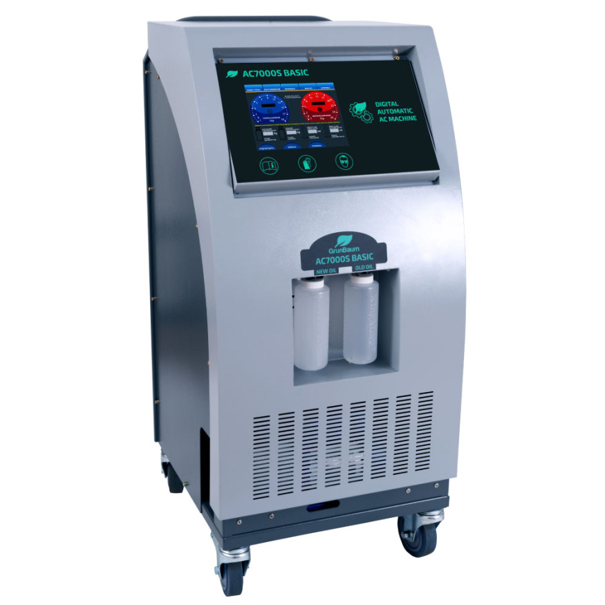 Установка для заправки автокондиционеров GrunBaum AC7000S Basic, автоматическая, R134