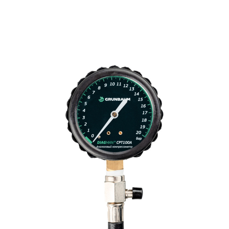 Компрессометр аналоговый DIAGMAN CPT100A, в наборе