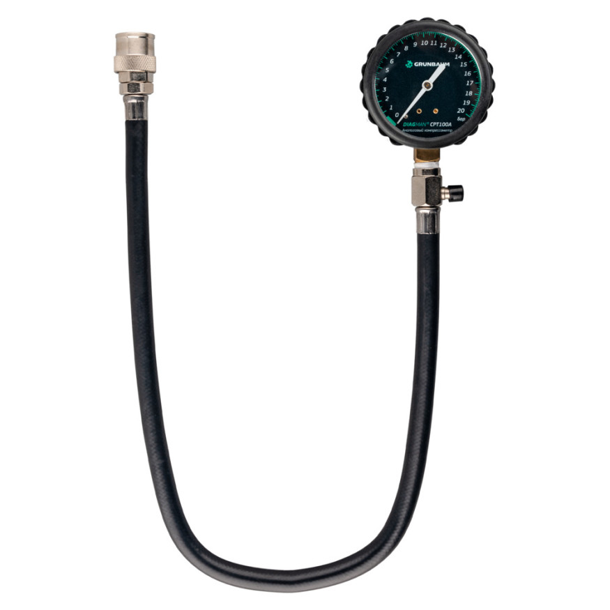 Компрессометр аналоговый DIAGMAN CPT100A, в наборе