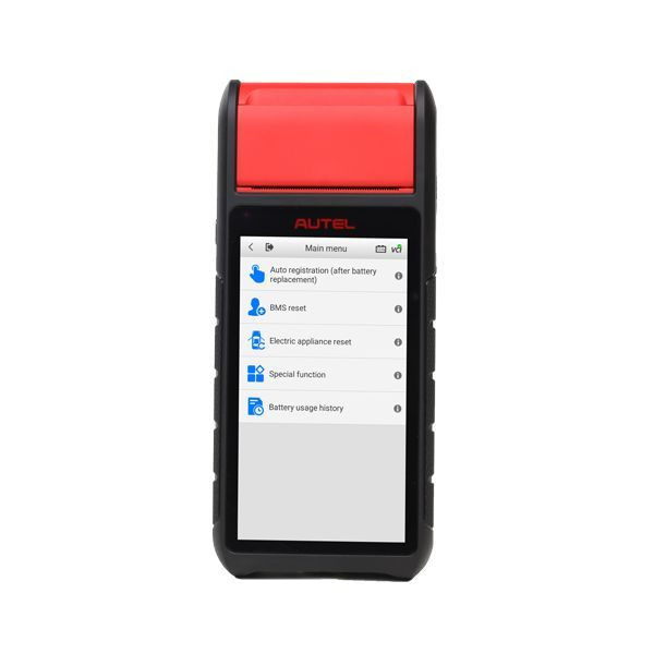 Тестер АКБ Autel MaxiBAS BT608, 3000 CCA, диаг. все марки, принтер