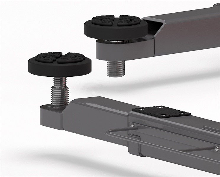 Подъемник электрогидравлический Launch TLT-240SB 2-х стоечный 4т., нижняя синхронизация,