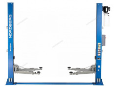 Подъемник двухстоечный 4 т, с электростопорами, 380 В, синий NORDBERG N4120BE-4B_380
