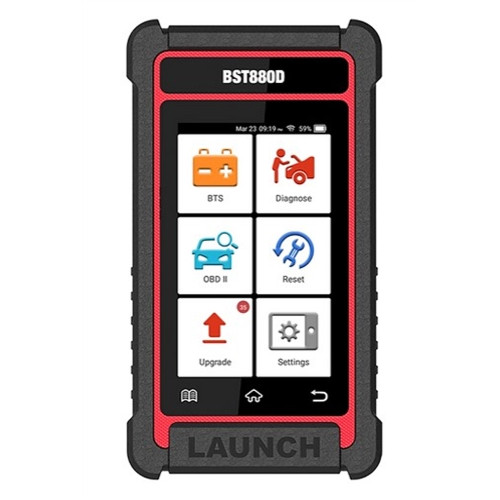 Тестер АКБ, системы зарядки Launch BST 880D, поддержка 12В, диаг. все марки, 6 сервисных функций