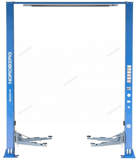 Подъемник двухстоечный 4 т, верхняя синхронизация, 380 В NORDBERG N4121H-4T_380