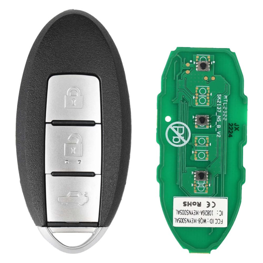 Смарт-ключ автомобильный Autel IKEY NS003AL, универсальный, 315/433 МГц, 3 клавиши (U,L,P)