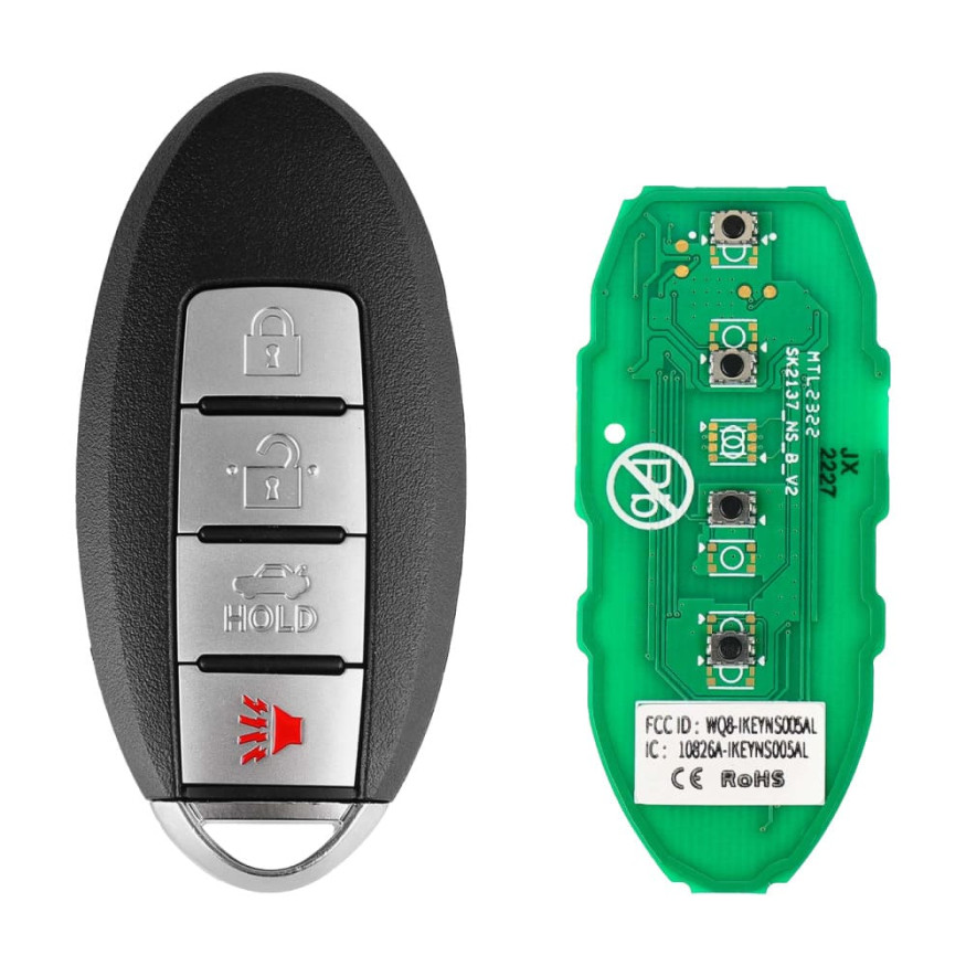 Смарт-ключ автомобильный Autel IKEY NS004AL, универсальный, 315/433 МГц, 4 клавиши (U,L,T,P)