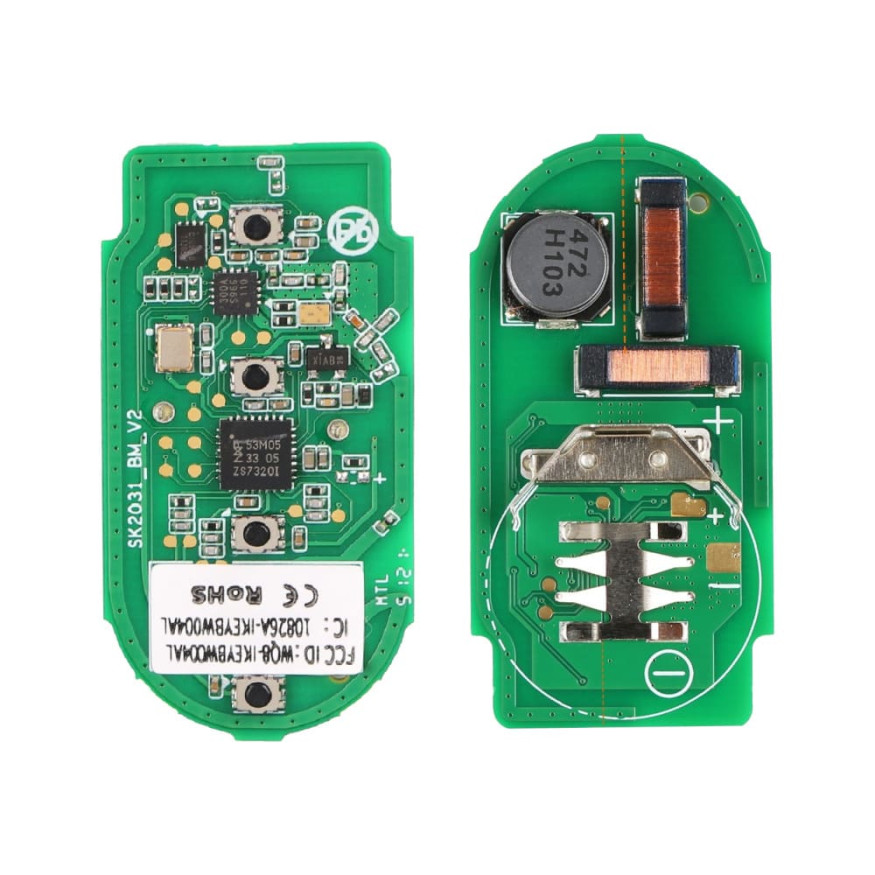Смарт-ключ автомобильный Autel IKEY BW004AL, универсальный, 315/433 МГц, 4 клавиши (U,L,T,P)