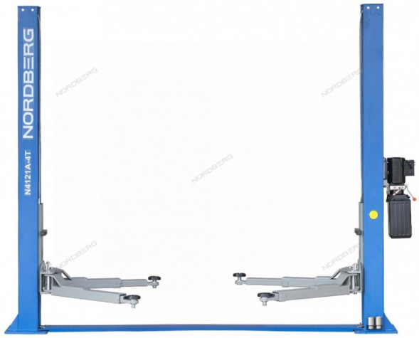 Подъемник двухстоечный 4 т, асимметричный, 380 В NORDBERG N4121A-4T_380