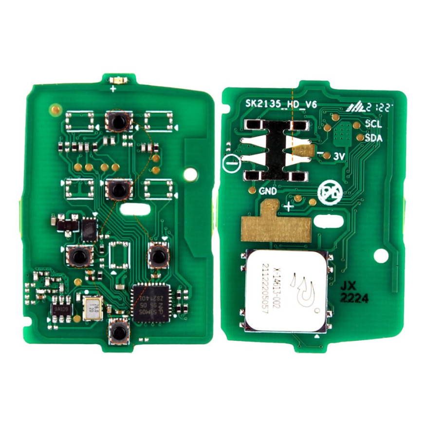 Смарт-ключ автомобильный Autel IKEY HD005AL, универсальный, 315/433 МГц, 5 клавиш (U,L,RS,T,P)