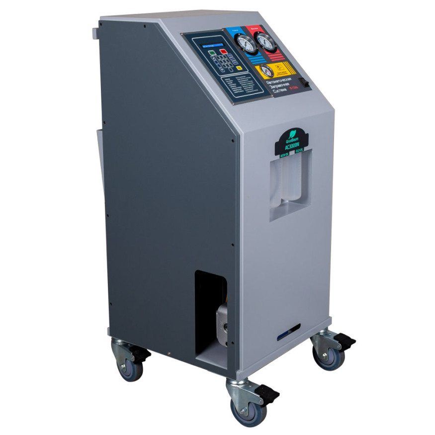 Установка для заправки автокондиционеров GrunBaum AC3000N, полуавтоматическая, R134