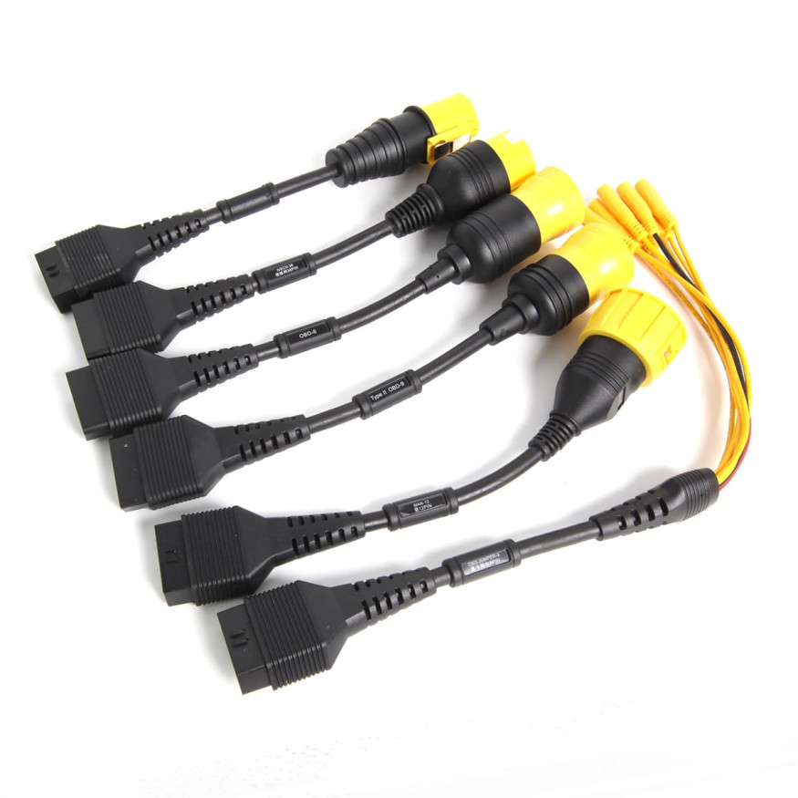 Кабели диагностические грузовые Launch, с ПО, для X-431, Smartlink, Smart Box (набор)