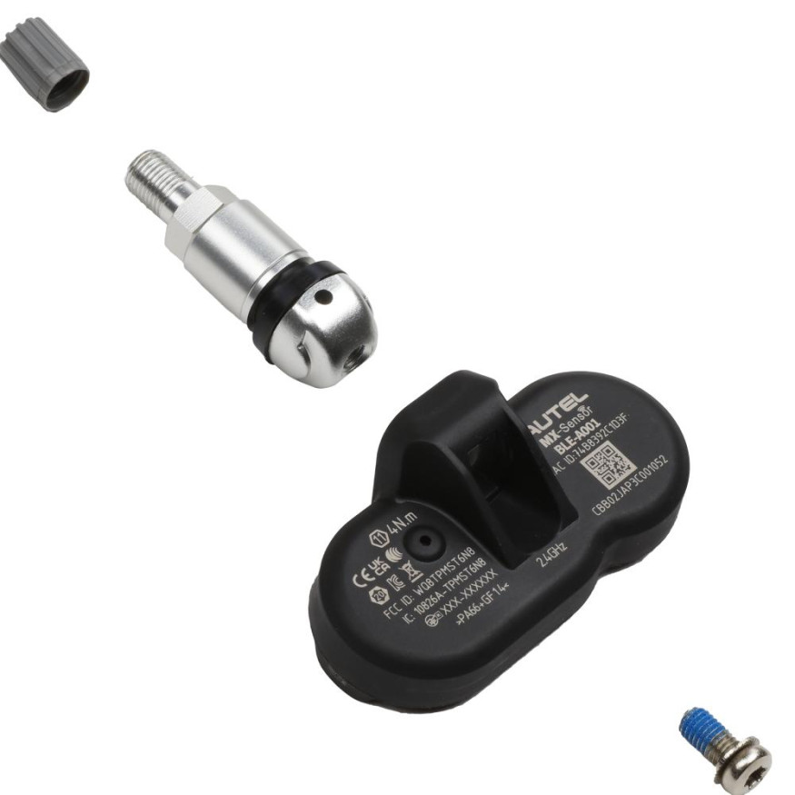 Датчик TPMS Autel MX BLE-A001 Bluetooth, зажимной, программ., универс., металл, черный