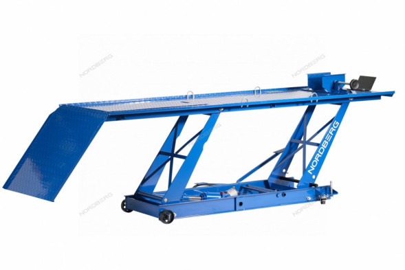 Подъемник для мотоциклов, 450 кг, с ножным и пневмоприводом NORDBERG N4M1
