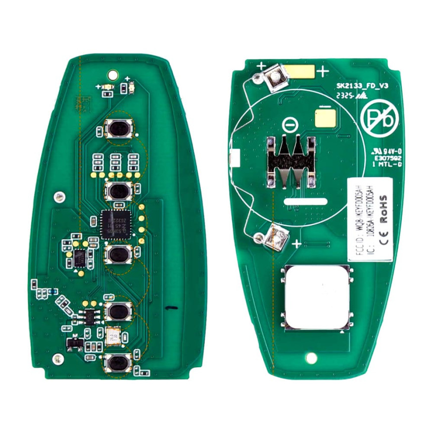Смарт-ключ автомобильный Autel IKEY FD005AL, универсальный, 315/433 МГц, 5 клавиш (U,L,RS,T,P)