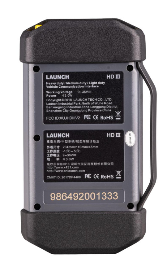 Сканер диагностический Launch X-431 PRO3 HD v.5.0 SE (Version 2022), для грузовых автомобилей