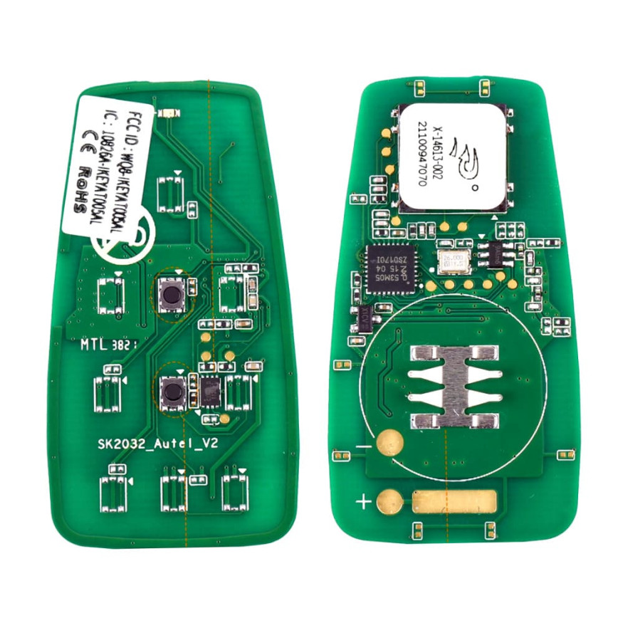 Смарт-ключ автомобильный Autel IKEY AT002AL, универсальный, 315/433 МГц, 2 клавиши (U,L)