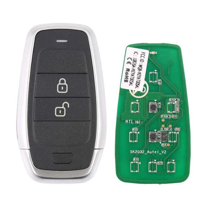 Смарт-ключ автомобильный Autel IKEY AT002AL, универсальный, 315/433 МГц, 2 клавиши (U,L)