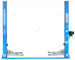 Подъемник двухстоечный 4 т, 220 В, синий NORDBERG N4120B-4B_220
