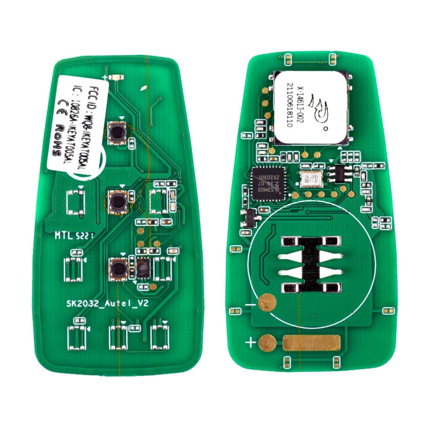 Смарт-ключ автомобильный Autel IKEY AT003BL, универсальный, 315/433 МГц, 3 клавиши (U,L,T)