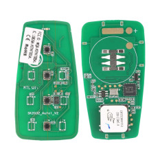 Смарт-ключ автомобильный Autel IKEY AT004AL, универсальный, 315/433 МГц, 4 клавиши (U,L,AS,P)
