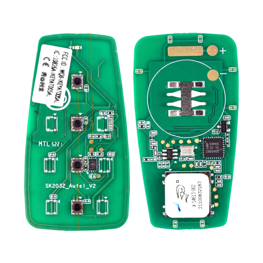 Смарт-ключ автомобильный Autel IKEY AT004BL, универсальный, 315/433 МГц, 4 клавиши (U,L,RS,P)
