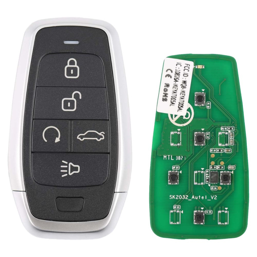 Смарт-ключ автомобильный Autel IKEY AT005BL, универсальный, 315/433 МГц, 5 клавиш (U,L,RS,T,P )
