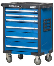 Тележка инструментальная, 6 выдвижных ящиков, синяя NORDBERG T6N(B)
