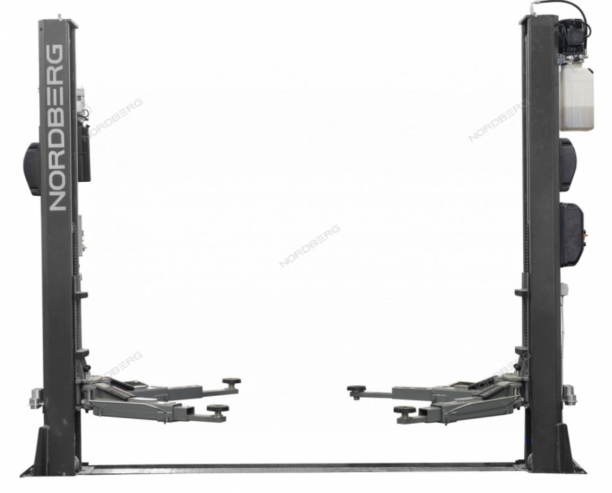 Подъемник двухстоечный 4,5 т, 380 В, серый NORDBERG N4125-4,5G