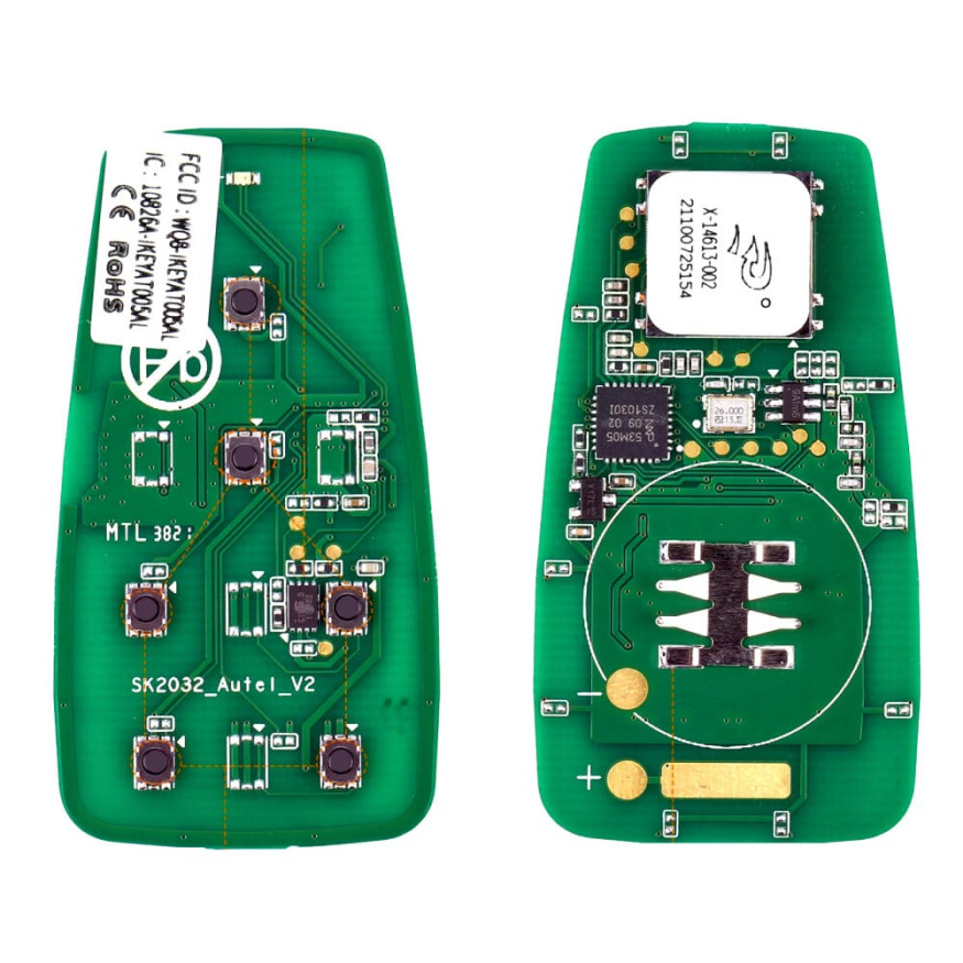 Смарт-ключ автомобильный Autel IKEY AT006CL, универсальный, 315/433 МГц, 6 клавиш (U,L,RS,CTO,T,P)