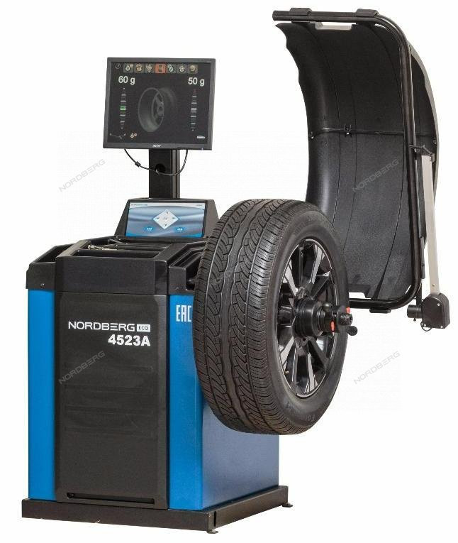Станок балансировочный автомат с дисплеем, синий NORDBERG 4523A