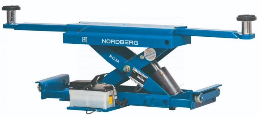 Траверса пневмогидравлическая, 2 т, для подъемников N634, 4445J, 4450J, синяя NORDBERG N423A_B