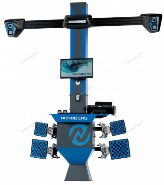 Стенд сход-развал 3D настенный, без колонны NORDBERG C802-C_синий