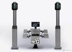 Стенд сход-развал 3D для грузовых автомобилей ТехноВектор 7 Truck 7204 HTS4