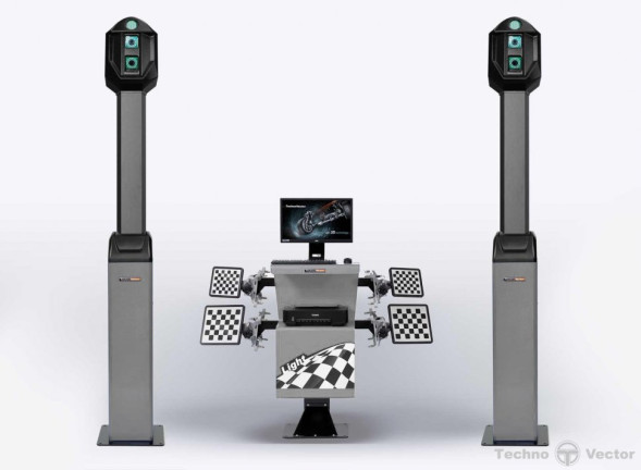 Стенд сход-развал 3D для грузовых автомобилей ТехноВектор 7 Truck 7204 HTS4