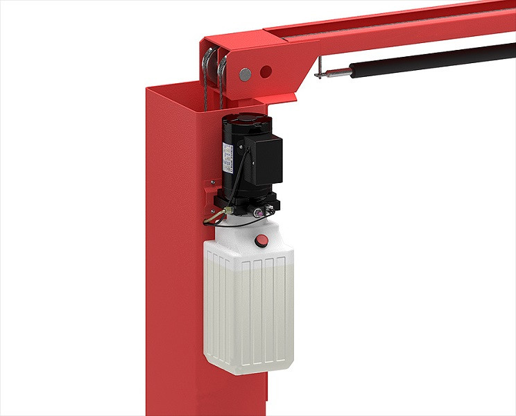 Подъемник электрогидравлический Launch TLT-240SCA 2-х стоечный 4 т, верхняя синхронизация