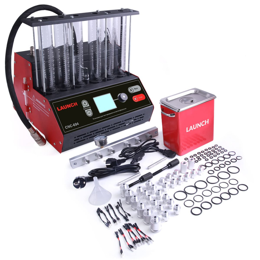 Стенд для тестирования и очистки форсунок  Launch CNC-604, для 6-и форсунок