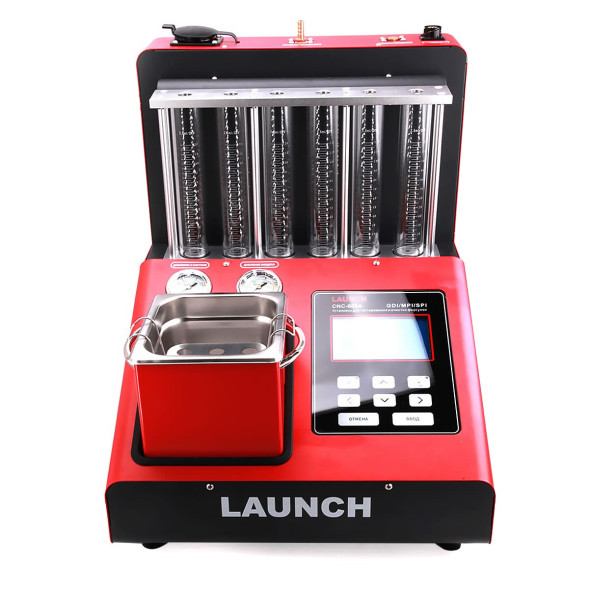 Стенд для тестирования и очистки форсунок Launch CNC-605A GDI,  FSI, GDI, MPI, для 6-и форсунок